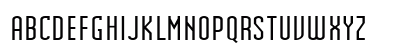 IndustrialExtended Regular Uppercase Preview