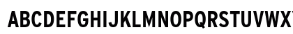 InterstateCondensed Bold Uppercase Preview