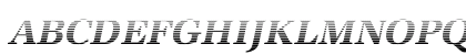 IrisBeckerGradient BoldItalic Uppercase Preview