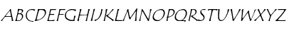 Tempus Sans SC ITC Italic Font