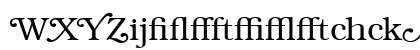 Bookman Profi Light Uppercase Preview