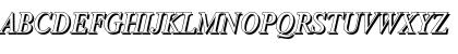 ThamesShadow Italic Font