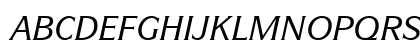 ITCSymbol-Medium MediumItalic Uppercase Preview