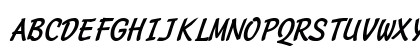 Manuscript BoldItalic Uppercase Preview