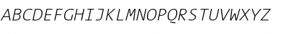 TheSansMono ExtraLight Italic Font