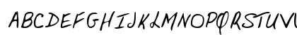 JacksHand Regular Uppercase Preview