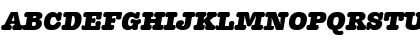 ThorBecker-Heavy Italic Font