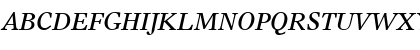 TimesEuropa LT Roman Italic Font