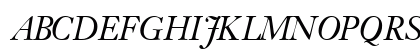 JansonSSK Italic Uppercase Preview