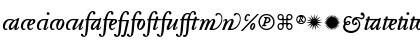 Tribute ItalicLigTwo Font