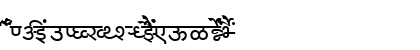 AkrutiDevRekha Normal Uppercase Preview