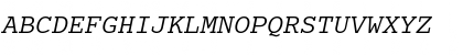 Cumberland Italic Font