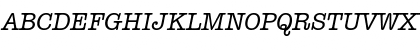 Typewriter-Osf Italic Font