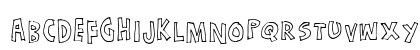 Just a dream Hollow Regular Uppercase Preview