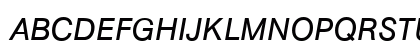 Arezzo Italic Uppercase Preview