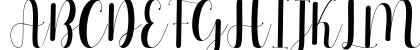 Kathaline Regular Uppercase Preview