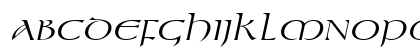 Kelt Wide Italic Uppercase Preview