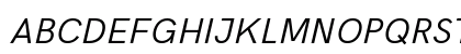 Acari Sans Italic Preview