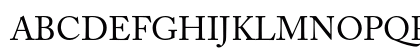 Adobe Caslon Pro Regular Uppercase Preview