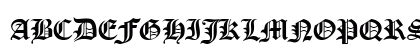 0Gotika1 Regular Uppercase Preview