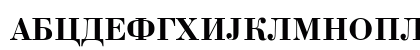 1Bodo-B Regular Uppercase Preview