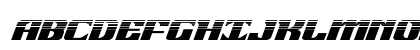 21 Gun Salute Halftone Italic Italic Uppercase Preview