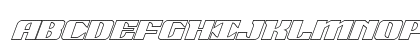 21 Gun Salute Outline Italic Italic Preview