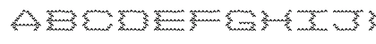 3 Megabytes Regular Uppercase Preview