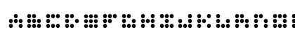 3x3 dots Bold Uppercase Preview