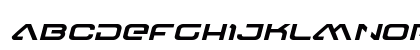 4114 Blaster Expanded Italic Expanded Italic Uppercase Preview