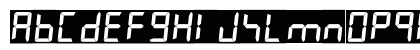 7LED italic Regular Preview