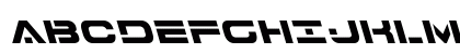 7th Service Leftalic Italic Uppercase Preview