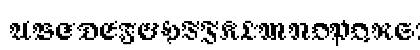 8Fraktura RC Regular Uppercase Preview