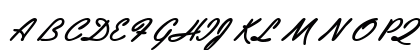 AbrazoScriptSSK BoldItalic Preview
