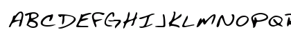AcaciasHand Regular Uppercase Preview