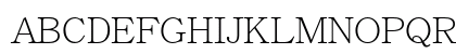 Adobe Ming Std L Regular Uppercase Preview
