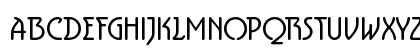 Aerolite Regular Uppercase Preview