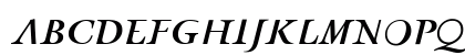 AFRetrospecta-BoldItalic Bold Italic Uppercase Preview