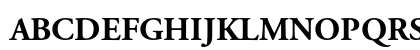 Adobe Garamond Pro Bold Uppercase Preview