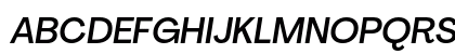 Agrandir Medium Italic Preview