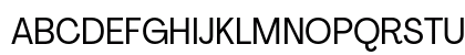 Agrandir Narrow Regular Uppercase Preview