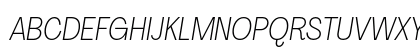 Agrandir Narrow Thin Italic Uppercase Preview
