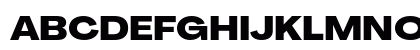 Agrandir Wide Heavy Regular Uppercase Preview
