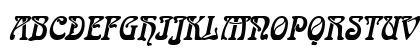 Aidan Italic Uppercase Preview
