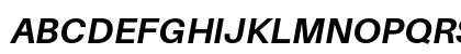 Aileron Bold Italic Uppercase Preview