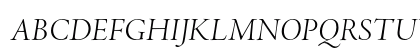 Adobe Jenson Pro Light Italic Display Preview