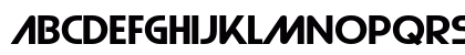 Akarius Bold Uppercase Preview