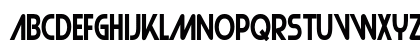 Akarius Condensed Bold Uppercase Preview