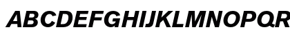 Berthold Akzidenz Grotesk Bold Italic Preview