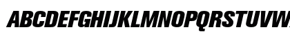 Akzidenz-Grotesk Bl Cd Italic Preview